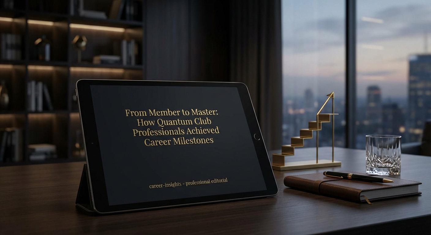 From Member to Master: How Quantum Club Professionals Achieved Career Milestones - career-insights - professional editorial