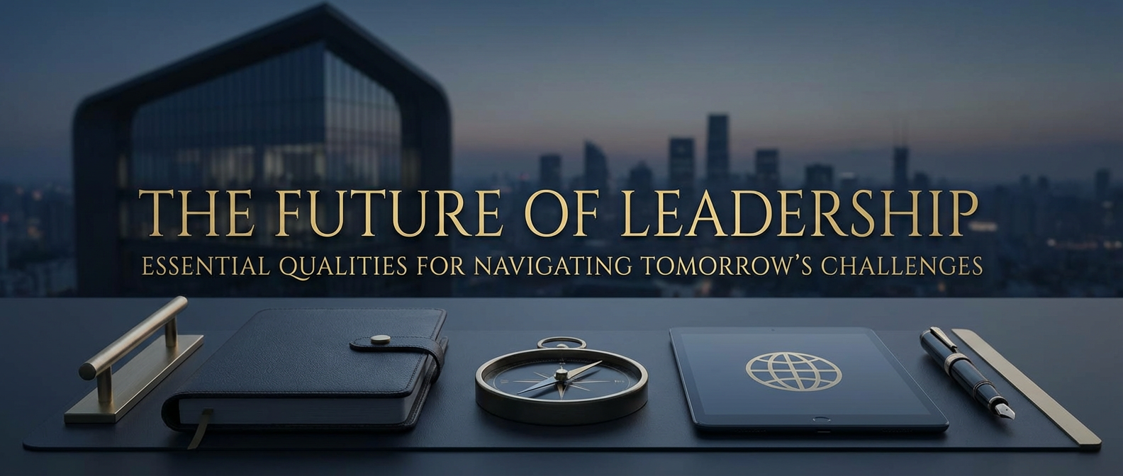 The Future of Leadership: Essential Qualities for Navigating Tomorrow's Challenges - leadership - professional editorial