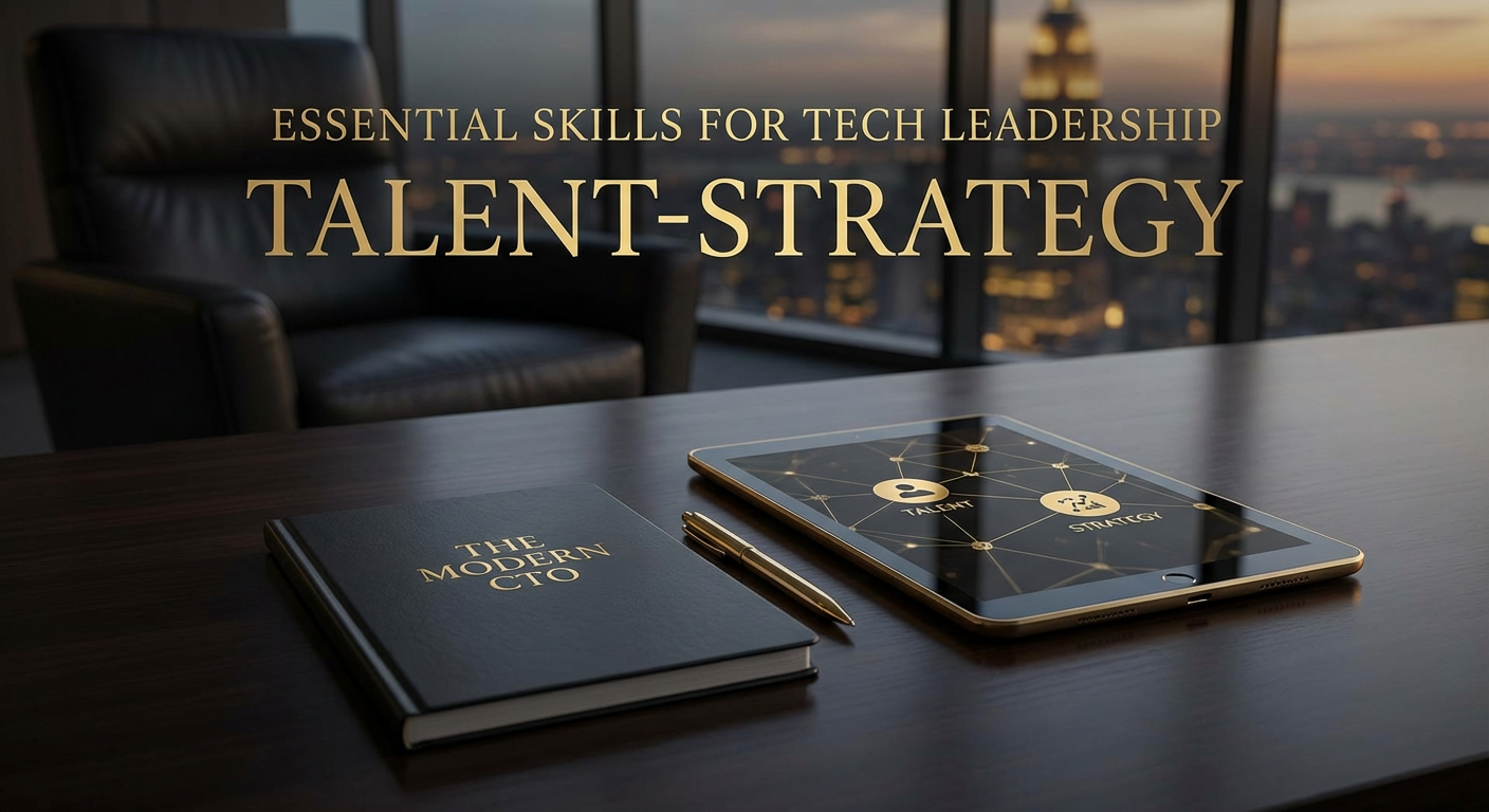 The Modern CTO: Essential Skills for Tech Leadership - talent-strategy - professional editorial