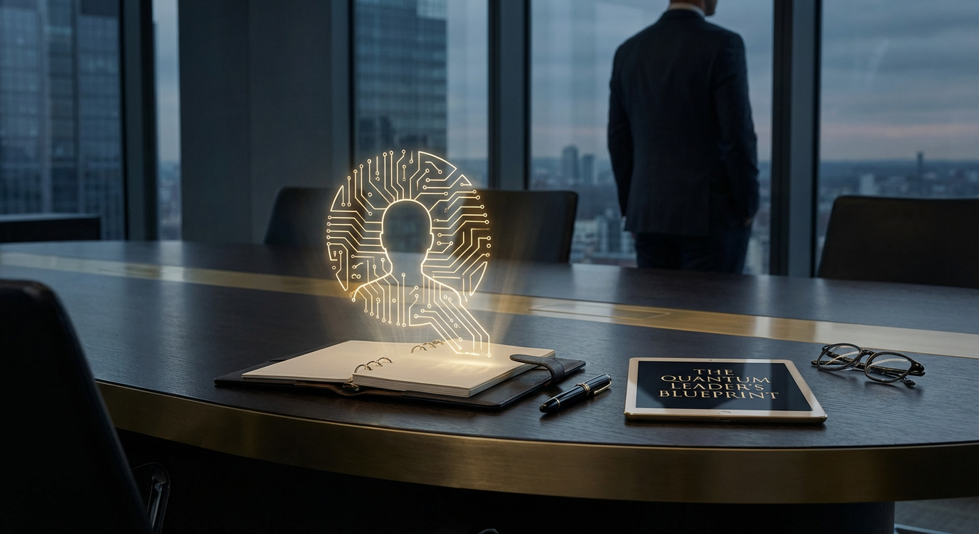 The Quantum Leader's Blueprint: Essential Qualities for Navigating the Future of Work - leadership - professional editorial