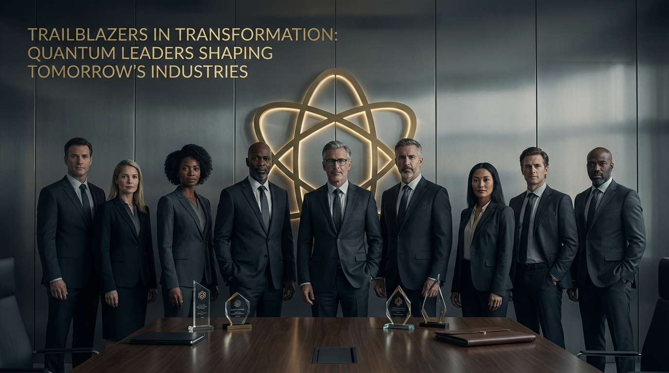 Trailblazers in Transformation: Quantum Leaders Shaping Tomorrow's Industries - leadership - professional editorial
