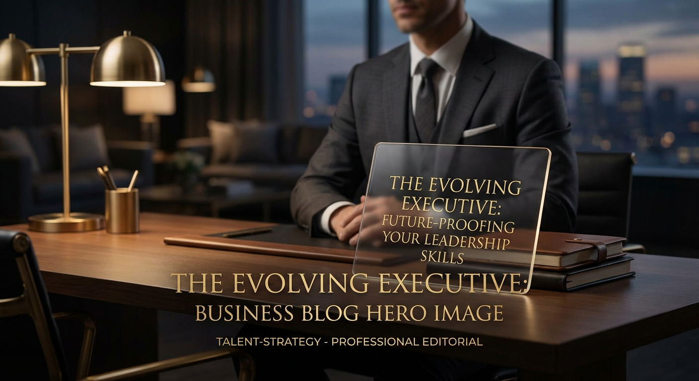 The Evolving Executive: Future-Proofing Your Leadership Skills - talent-strategy - professional editorial