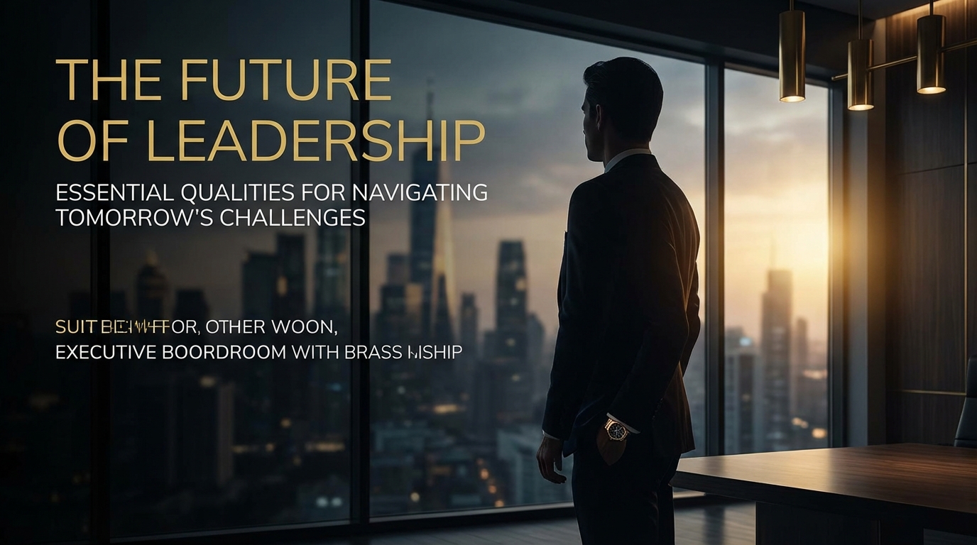 The Future of Leadership: Essential Qualities for Navigating Tomorrow's Challenges - leadership - professional editorial