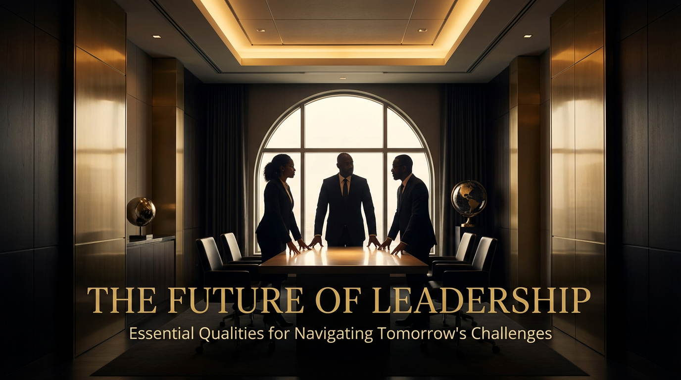 The Future of Leadership: Essential Qualities for Navigating Tomorrow's Challenges - leadership - professional editorial