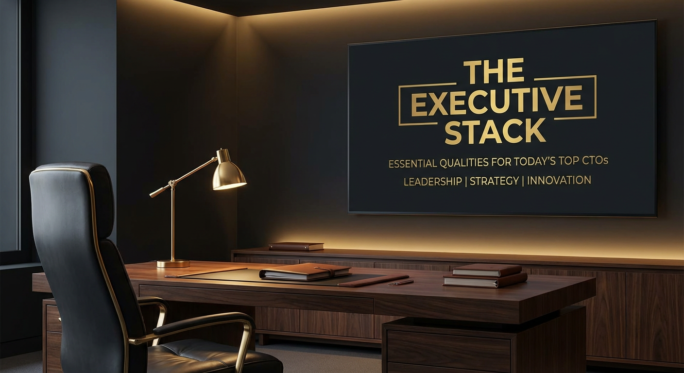 The Executive Stack: Essential Qualities for Today's Top CTOs - leadership - professional editorial