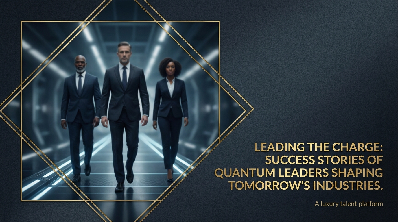 Leading the Charge: Success Stories of Quantum Leaders Shaping Tomorrow's Industries - leadership - professional editorial