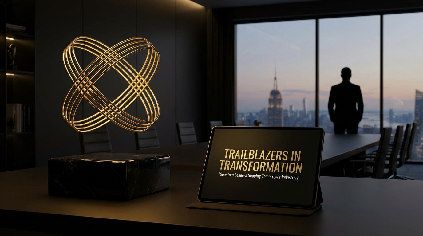 Trailblazers in Transformation: Quantum Leaders Shaping Tomorrow's Industries - leadership - professional editorial