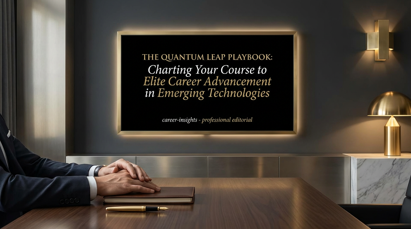 The Quantum Leap Playbook: Charting Your Course to Elite Career Advancement in Emerging Technologies - career-insights - professional editorial