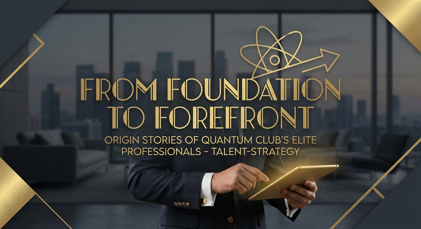 From Foundation to Forefront: Origin Stories of Quantum Club's Elite Professionals - talent-strategy - professional editorial